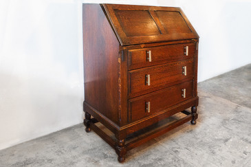 SOLD - Unique Craftsman Drop Front Secretary, circa 1910