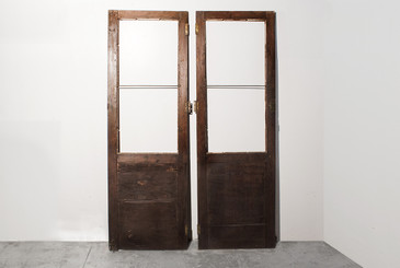 SOLD - Pair of Antique Cabinet Doors c.1900
