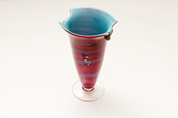 Vase blue/pink