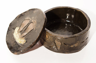 SOLD - Vintage Ceramic Storage Container