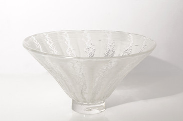 SOLD - Art Glass Bowl with Relief Texture