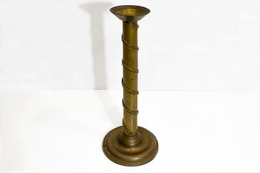 SOLD  - Art Deco Brass Candlestick