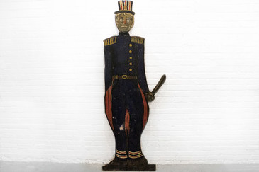 SOLD - Folk Art "Bobby" from J. Sloan's Bar, West Hollywood, CA, circa 1920