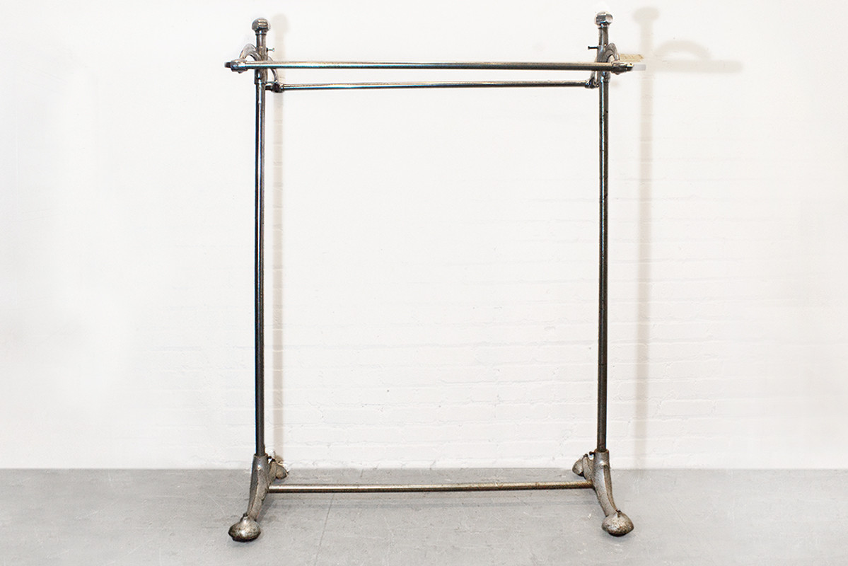 Antique clothes rail hot sale