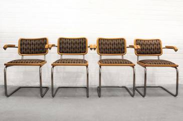 SOLD - Set of Four Marcel Breuer Cantilever Chairs