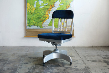 Sold 1920s Shaw Walker Steno Armchair Refurbished Rehab Vintage Interiors