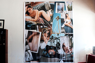 SOLD - Playboy Photo Montage Wall Hanging, 2016