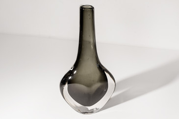 SOLD - Nils Landberg Cased Glass Vase by Orrefors