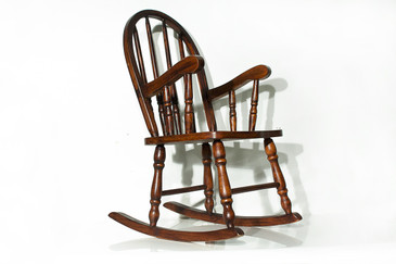 SOLD - Windsor Style Children's Rocking Chair. 1960s
