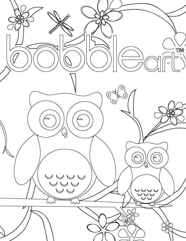 Owl Coloring Page
