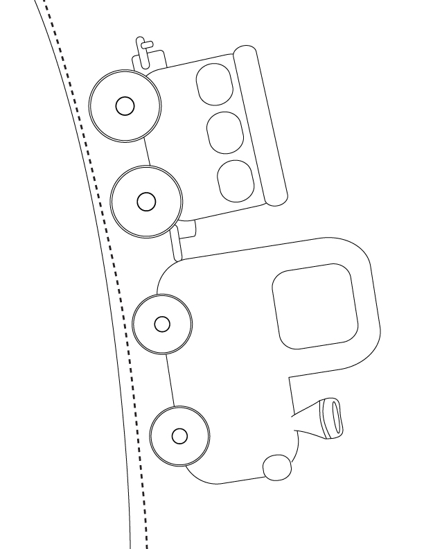 Traffic Coloring Page