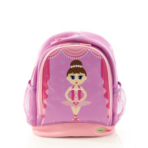 Bobble Art Ballerina Large Poly Vinyl Backpack 