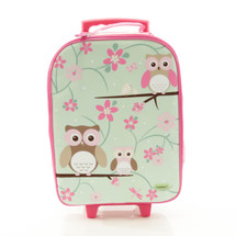 Bobble Art Owl Wheeled Suitcase 