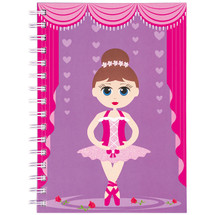 Notebook for Kids with Ballerina Print 