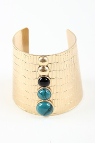 Textured Faux Stone Bracelet