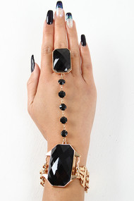 Oversized Stone Hand Chain