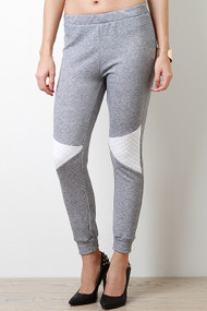 Quilt Panel Joggers