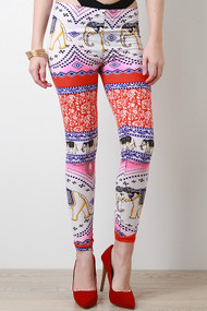 Elephant Print Leggings