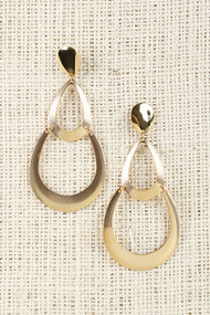 Teardrop Cutout Earrings