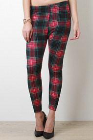 Checker Grid Leggings