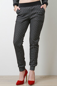 Quilted Jogger Pants
