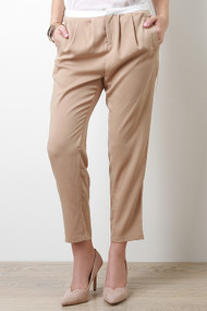 Two Tone Slack Pants
