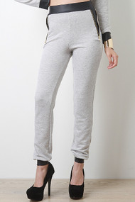 Zip Up Jogger Pants