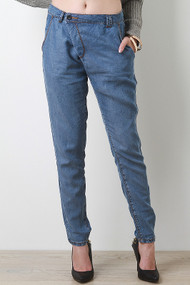 Vintage Soft Denim Loose Pants