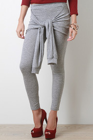 Solid Self Tie Pants