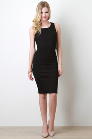 Geometric Stitch Dress