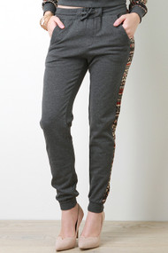 Fair Isle Panel Joggers