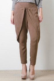 Solid Flapped Pants