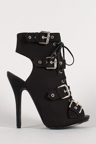 Wild Diva Lounge Bridget-38 Strappy Open Toe Heel