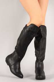 Bentley-01 Loose Fit Knee High Boot