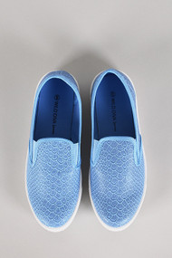 Wild Diva Lounge Rocsi-01 Snake Slip On Sneaker