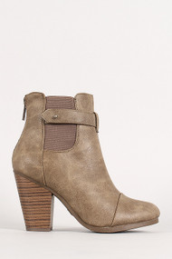 Push Stud Elastic Panel Bootie