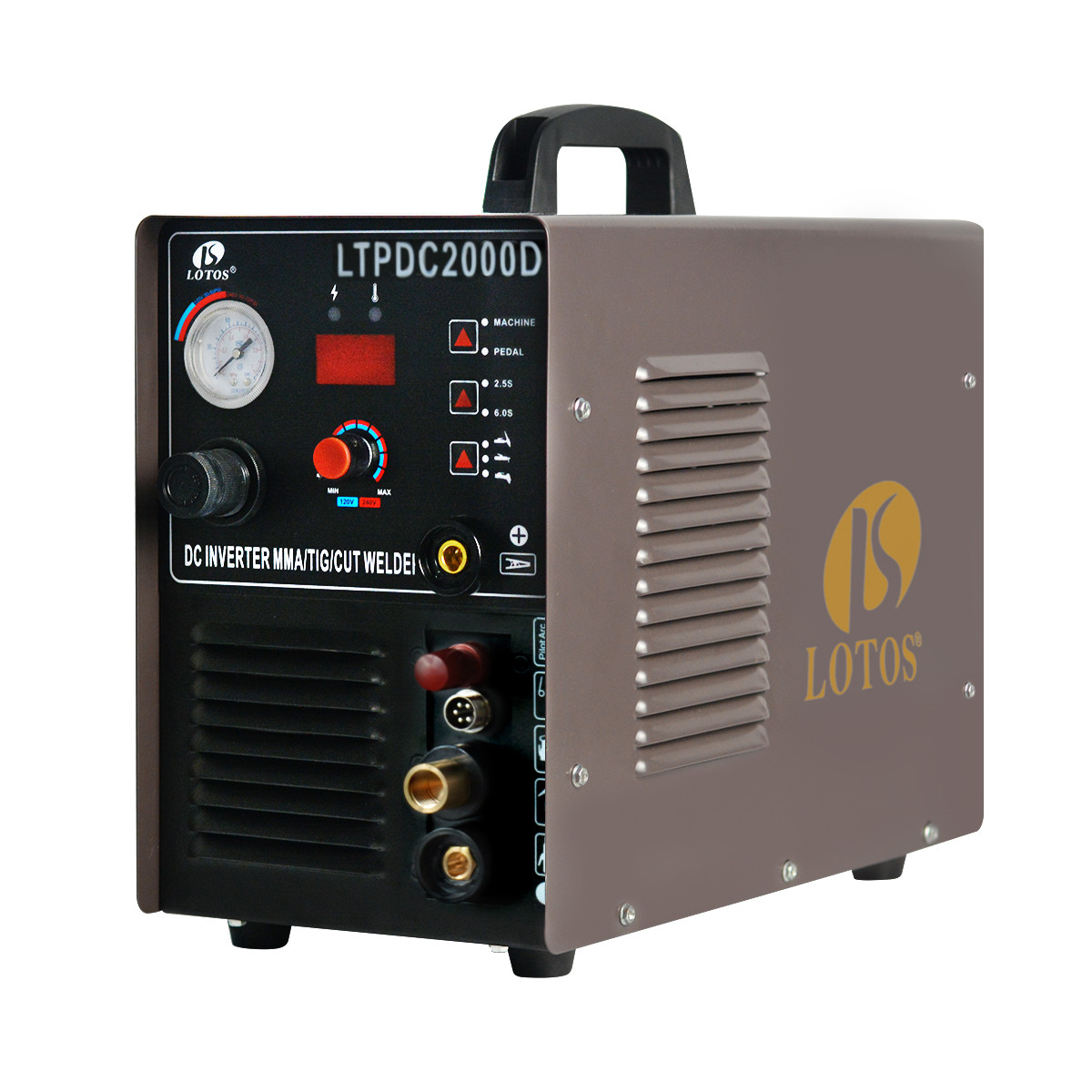 Plasma Cutter Pilot Arc 50Amp Dual Volt 200A Lotos TIG/ Stick Welder