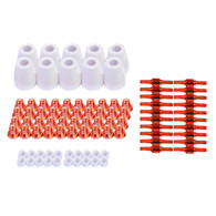 Lotos LCON90, Set of Nozzle Electrode Cup and Ring 90pc for RED COLOR LT5000D, RED COLOR CT520D, RED LT3200, RED & BROWN LT3500, BROWN LT4000