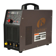 Lotos TIG200ACDCP 200A AC/DC Pulse Aluminum TIG/STICK ARC Welder with Digital Control, IGBT Square Wave Inverter, 110/220V Dual Voltage, 10 Settings Savings, 0.5~200HZ Pulse Frequency, Brown