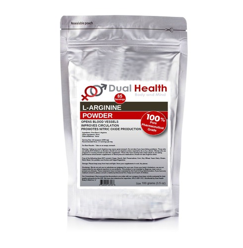 Pure L-Arginine Free Form Base Powder