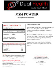 Pure MSM (Methylsulfonylmethane) Powder 