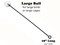 Stainless Steel Kabob - Large Ball 18"