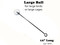 Stainless Steel Kabob - Large Ball 12"