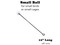 Stainless Steel Kabob - Small Ball 12"