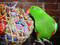 Eclectus with the Super Shredder Ball - Large