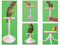 The Percher - demonstrated by various parrots in each of its five configurations