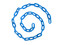 Plastic Chain - 6mm Blue