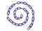 Plastic Chain - 6mm Purple