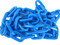 Plastic Chain - 8mm Blue