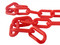 Plastic Chain - 8mm Red